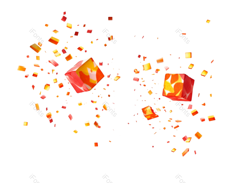 618图片,活动装饰元素,碎片PNG,纸片免抠素材